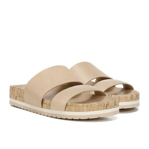 VINCE Giana Leather Dual Strap Slide Sandal 10